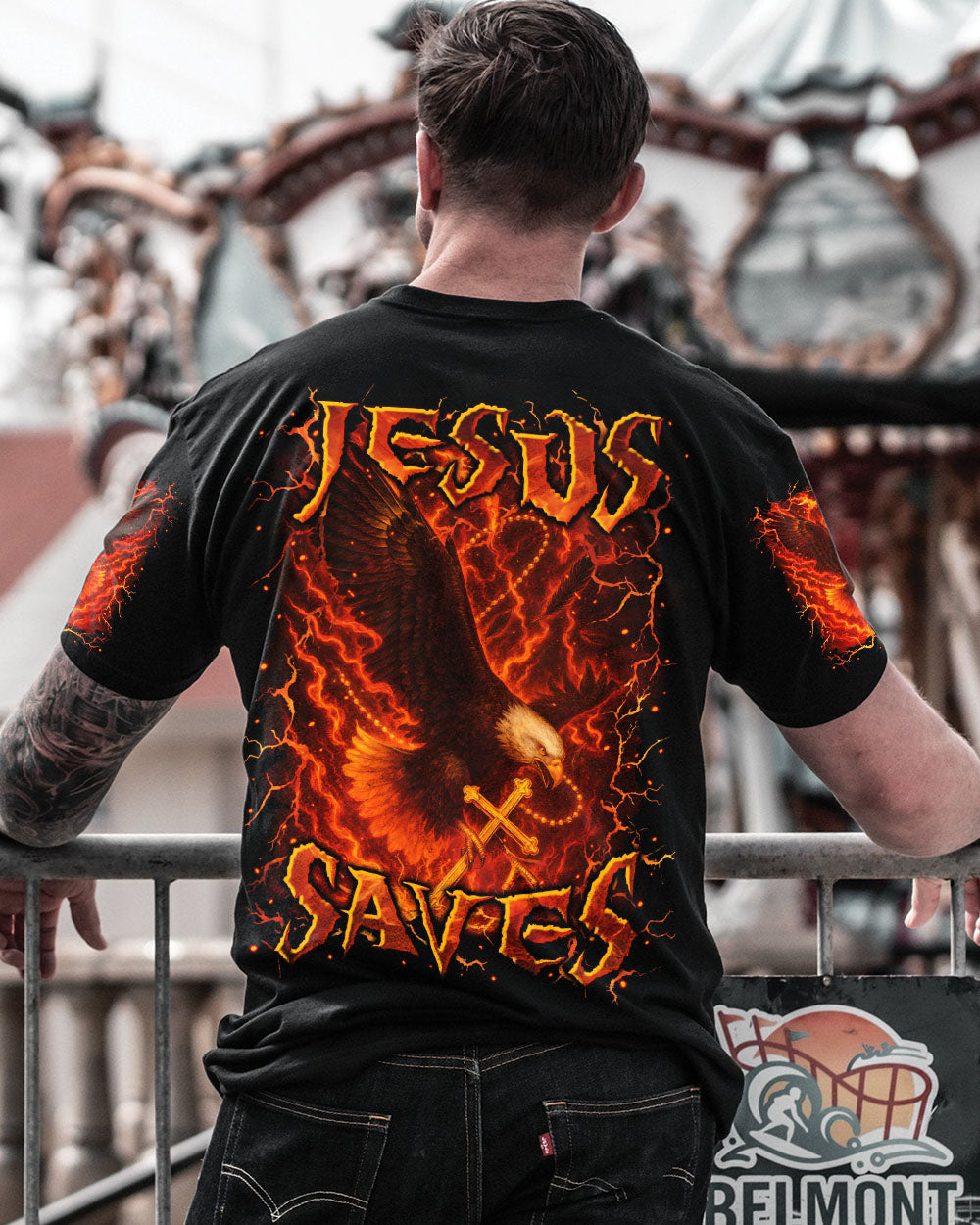 Jesus Saves Men's All Over Print Shirt - Yhln0906254