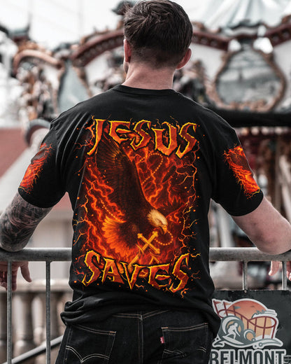 Jesus Saves Men's All Over Print Shirt - Yhln0906254