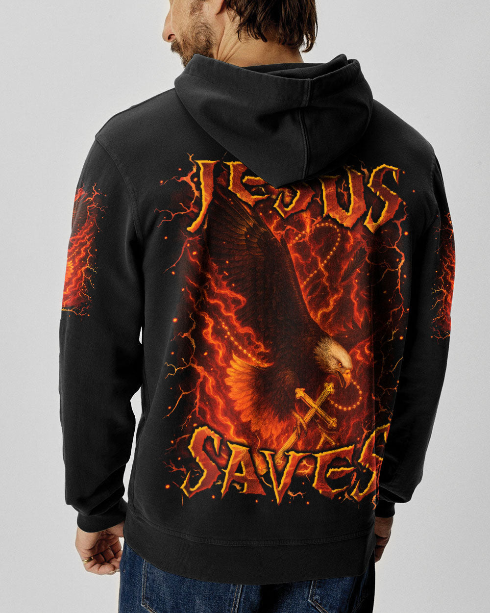 Jesus Saves Men's All Over Print Shirt - Yhln0906254