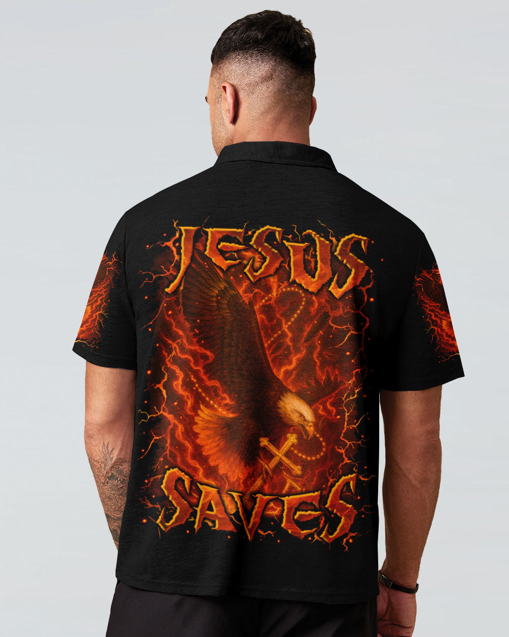 Jesus Saves Men's All Over Print Shirt - Yhln0906254