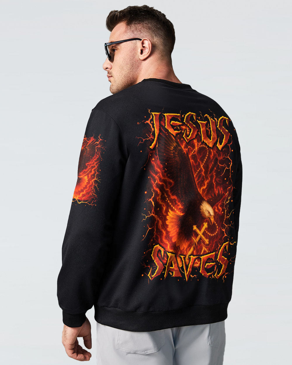 Jesus Saves Men's All Over Print Shirt - Yhln0906254