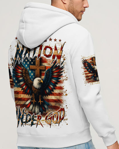 One Nation Under God Eagle Men's All Over Print Shirt - Yhln1106252