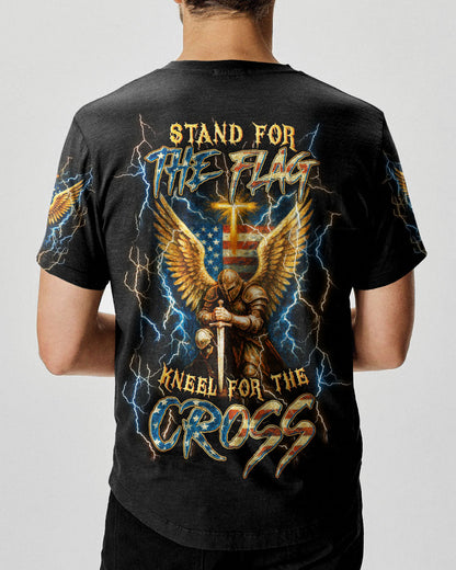 Stand For The Flag Kneel For The Cross Men's All Over Print Shirt - Yhln1504253