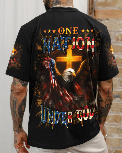 One Nation Under God Men's All Over Print Shirt - Yhln1906254