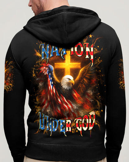 One Nation Under God Men's All Over Print Shirt - Yhln1906254