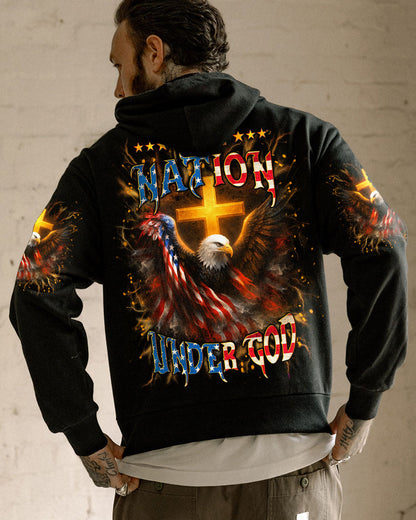 One Nation Under God Men's All Over Print Shirt - Yhln1906254