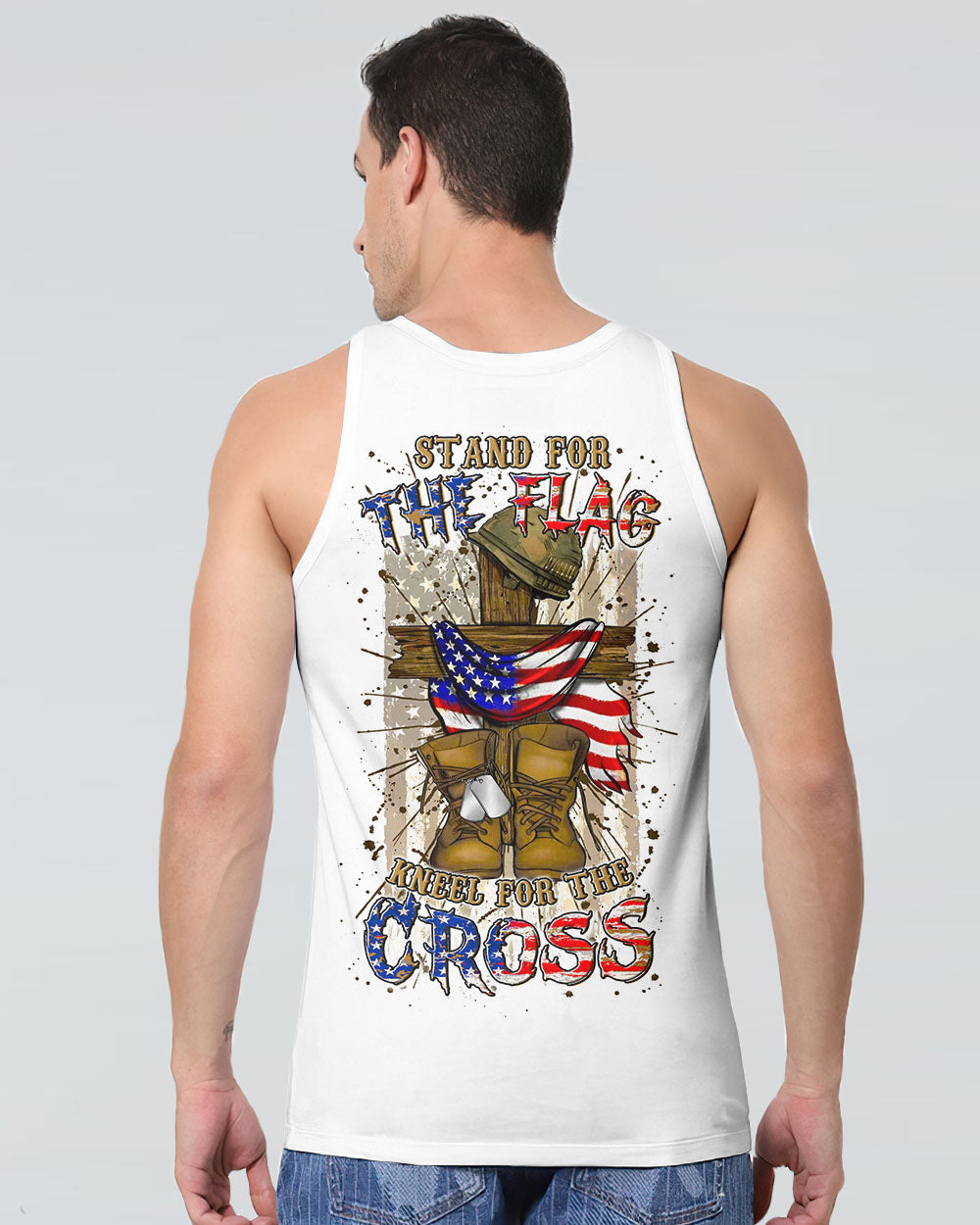 Stand For The Flag Kneel For The Cross Men's All Over Print Shirt - Yhln2305251