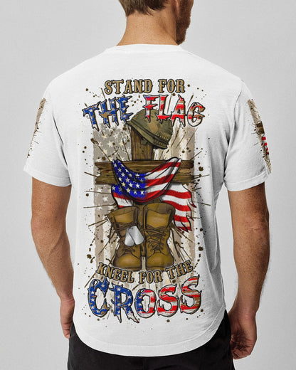 Stand For The Flag Kneel For The Cross Men's All Over Print Shirt - Yhln2305251