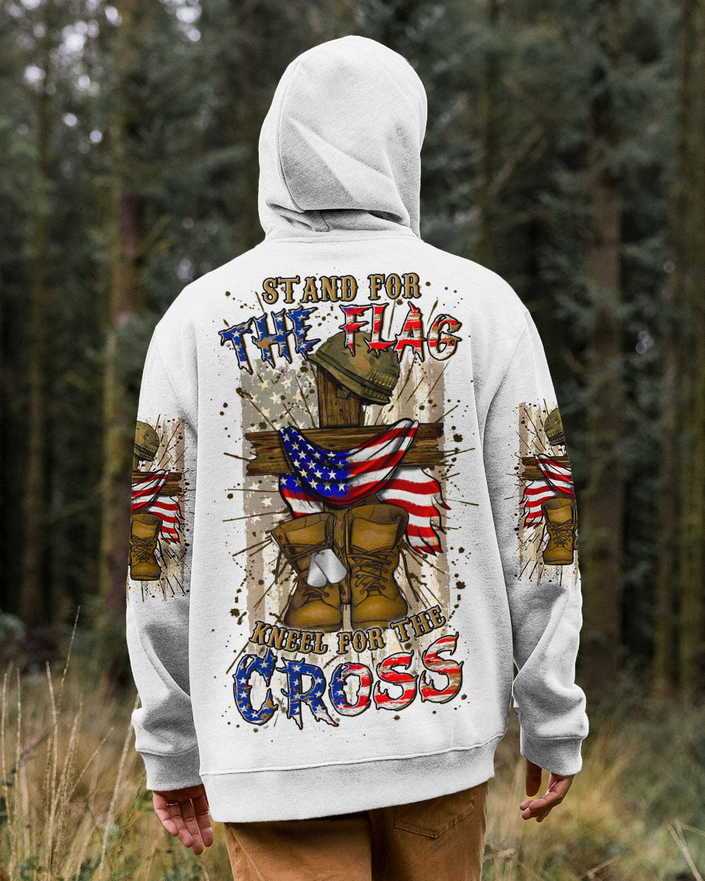 Stand For The Flag Kneel For The Cross Men's All Over Print Shirt - Yhln2305251