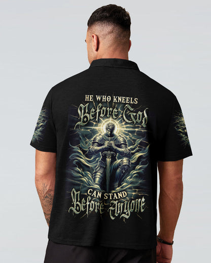 He Who Kneels Before God Warrior Men's All Over Print Shirt - Yhln2403253
