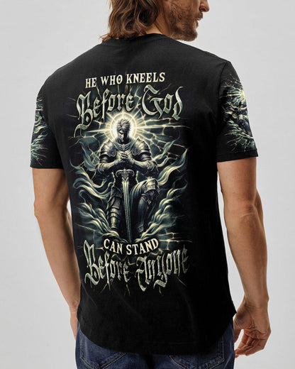 He Who Kneels Before God Warrior Men's All Over Print Shirt - Yhln2403253