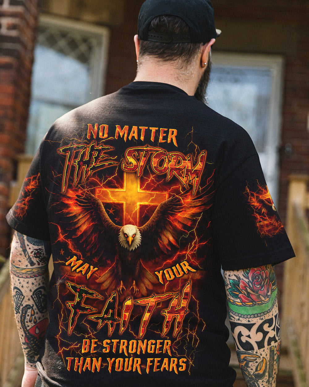 No Matter The Storm Men's All Over Print Shirt - Yhln2605254