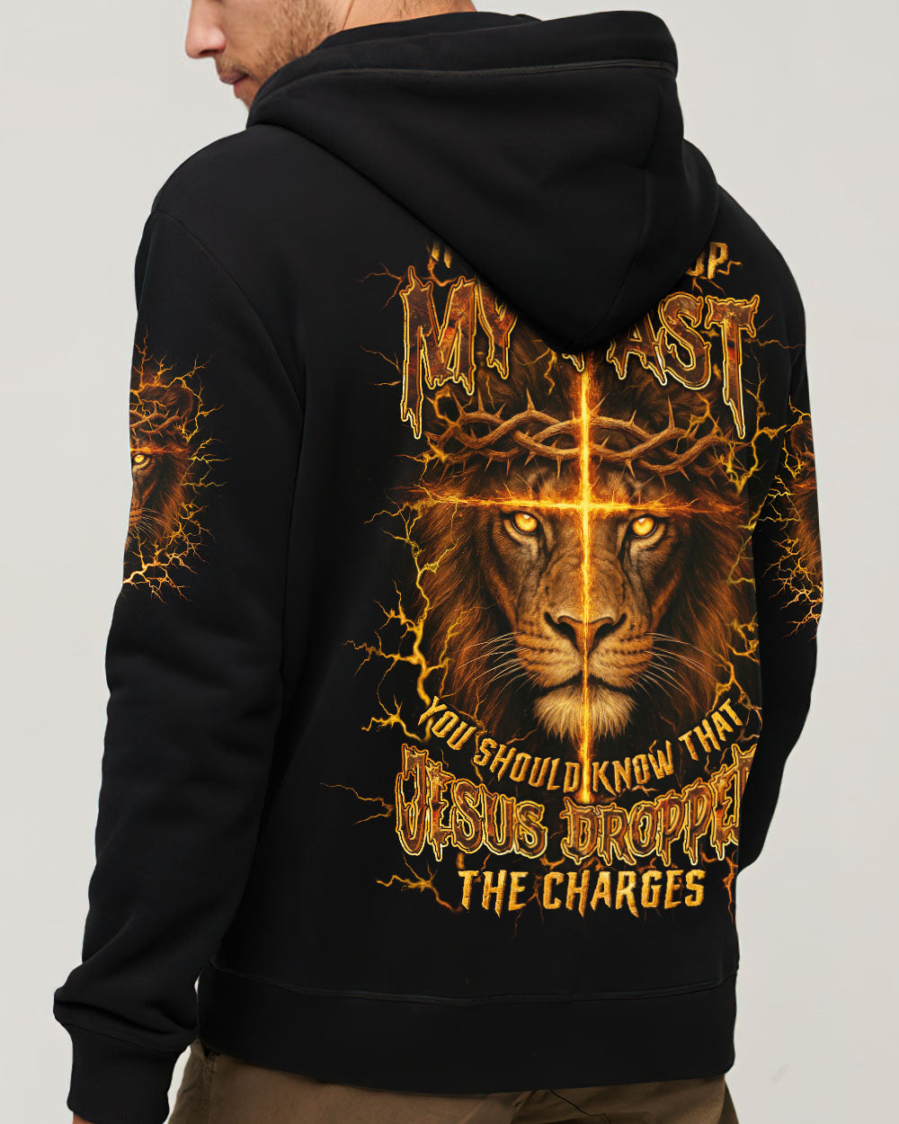 Jesus Dropped The Charges Lion Men's All Over Print Shirt - Yhln3005253