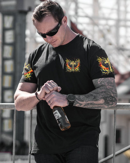 Forgiven Cross Wings Men's All Over Print Shirt  - Tlnz1703253