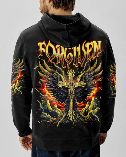 Forgiven Cross Wings Men's All Over Print Shirt  - Tlnz1703253