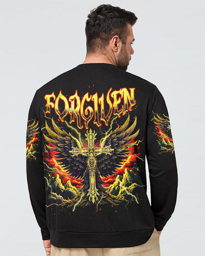 Forgiven Cross Wings Men's All Over Print Shirt  - Tlnz1703253