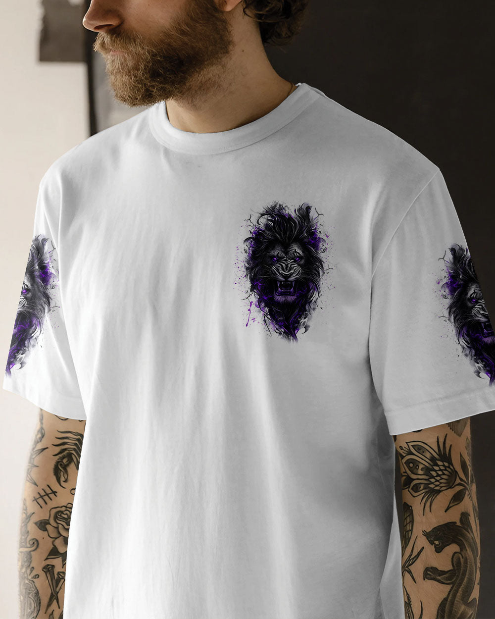 A Warrior Of Christ Lion Men's All Over Print Shirt - Tyqy2803254
