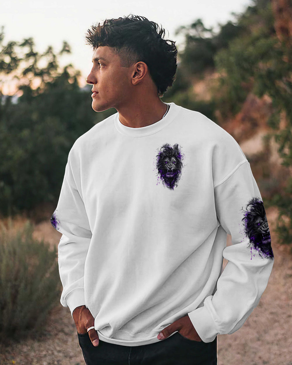 A Warrior Of Christ Lion Men's All Over Print Shirt - Tyqy2803254