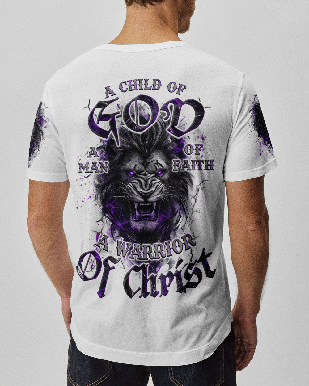 A Warrior Of Christ Lion Men's All Over Print Shirt - Tyqy2803254