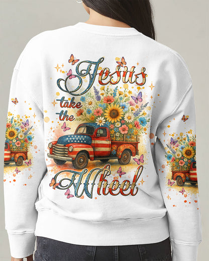 Jesus Take The Wheel Women's All Over Print Shirt  - Tlnt0905252