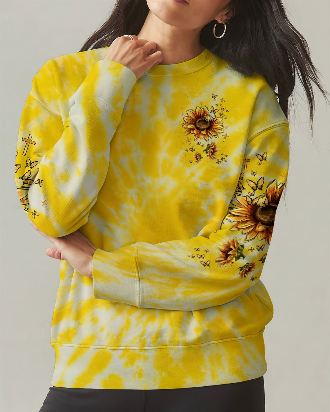 Walk By Faith Sunflower Women's All Over Print Shirt  - Tlnt0906252