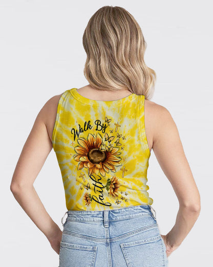 Walk By Faith Sunflower Women's All Over Print Shirt  - Tlnt0906252