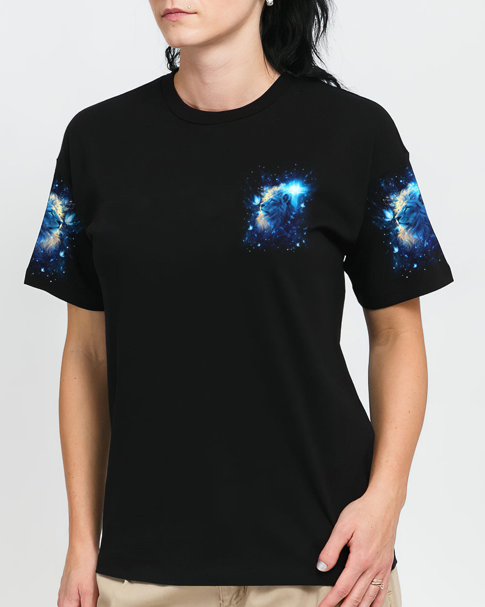 Way Maker Miracle Worker Cross Lion Women's All Over Print Shirt - Tlnt1006252