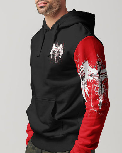 Forgiven Cross Wings Men's All Over Print Shirt  - Tlnt1703252