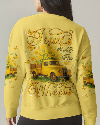 Jesus Take The Wheel Women's All Over Print Shirt   - Tlnt2104254
