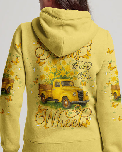 Jesus Take The Wheel Women's All Over Print Shirt   - Tlnt2104254