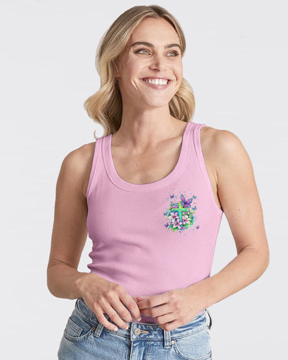 Thank You God For Carrying Me Lilies Women's All Over Print Shirt  - Tlnt2105252