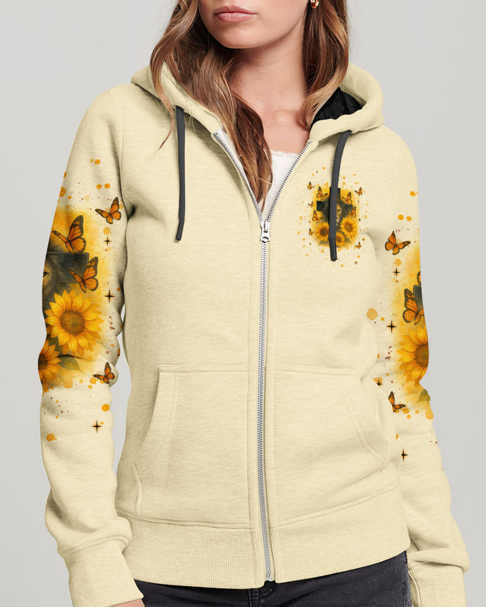 Way Maker Miracle Worker Cross Lion Sunflower Women's All Over Print Shirt   - Tlnt2805254