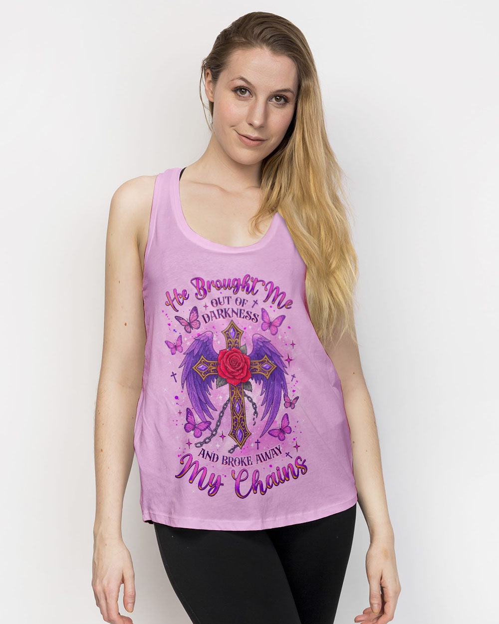 He Brought Me Out Of Darkness Women's All Over Print Shirt - Tlnz0705251
