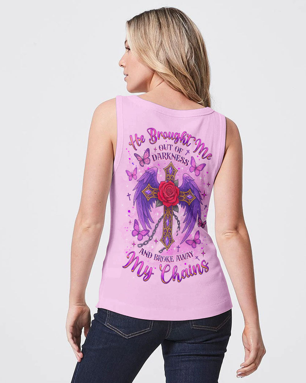 He Brought Me Out Of Darkness Women's All Over Print Shirt - Tlnz0705251