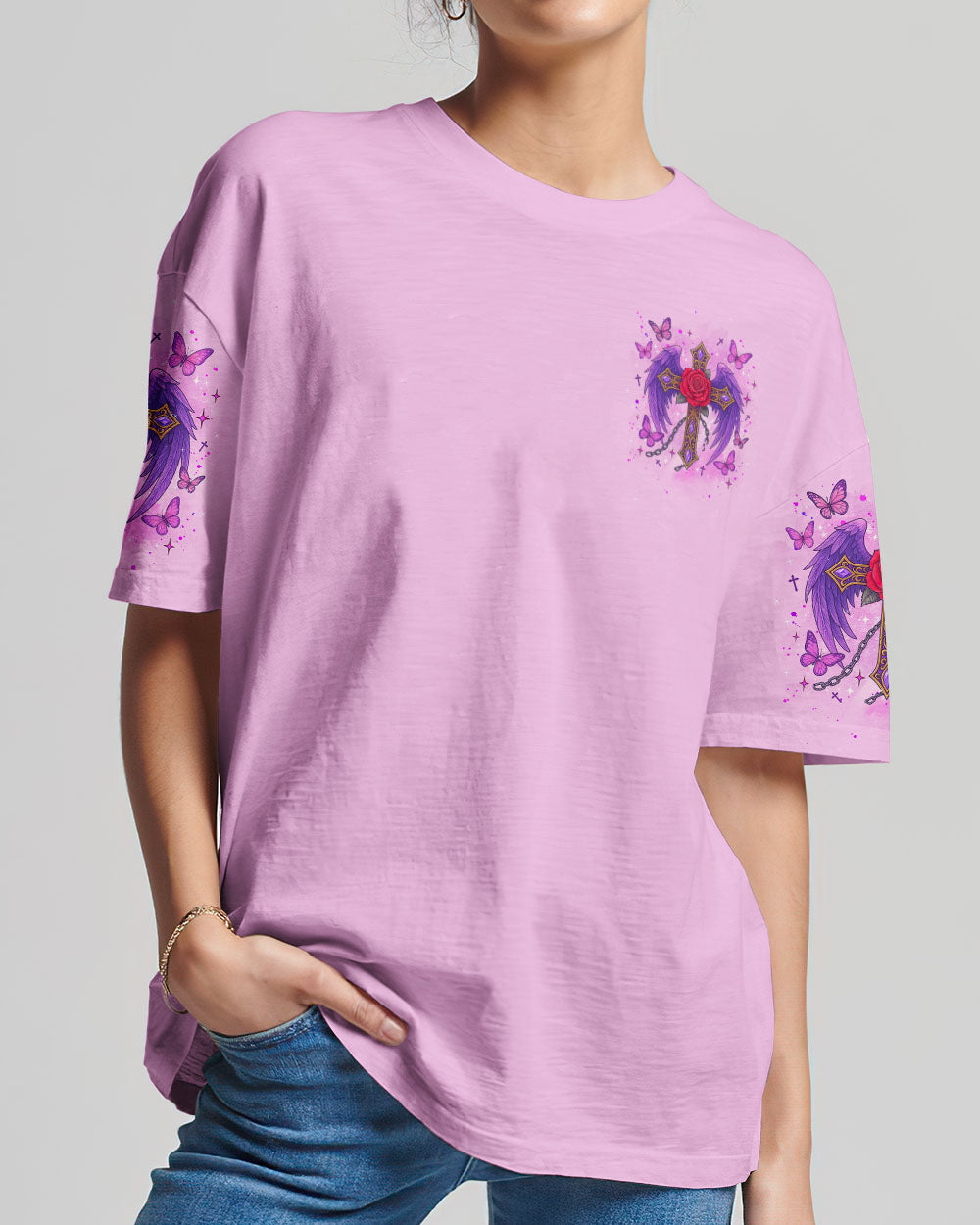 He Brought Me Out Of Darkness Women's All Over Print Shirt - Tlnz0705251