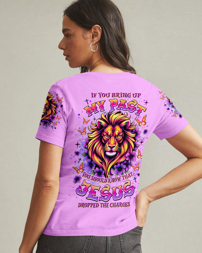 Jesus Dropped The Charges Lion Women's All Over Print Shirt  - Tlnz1106252