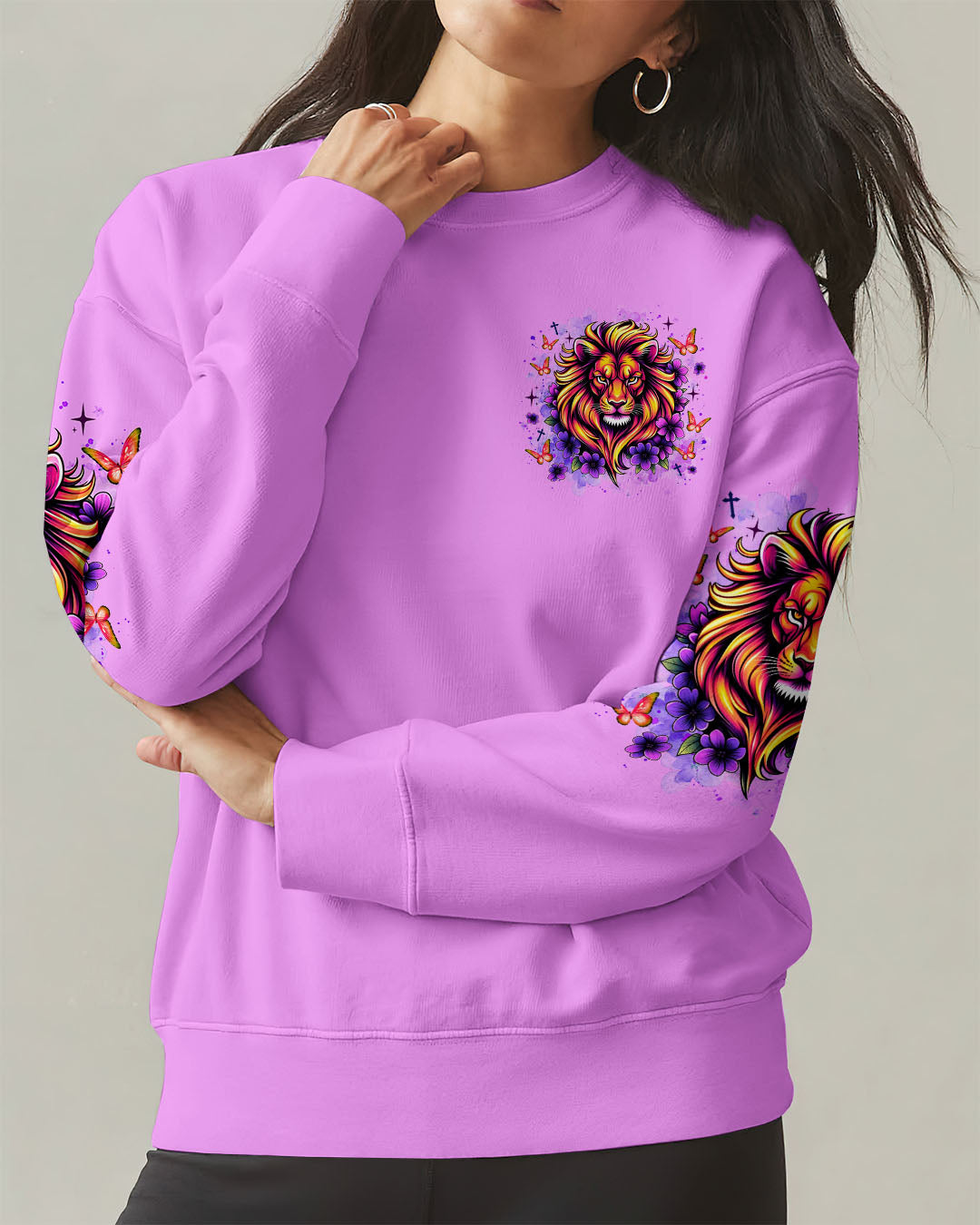 Jesus Dropped The Charges Lion Women's All Over Print Shirt  - Tlnz1106252