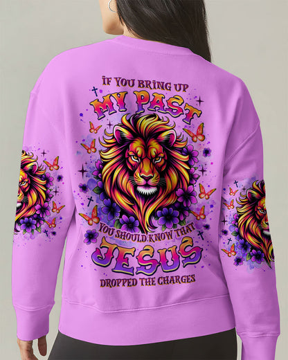 Jesus Dropped The Charges Lion Women's All Over Print Shirt  - Tlnz1106252