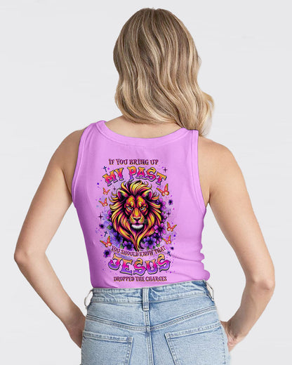 Jesus Dropped The Charges Lion Women's All Over Print Shirt  - Tlnz1106252