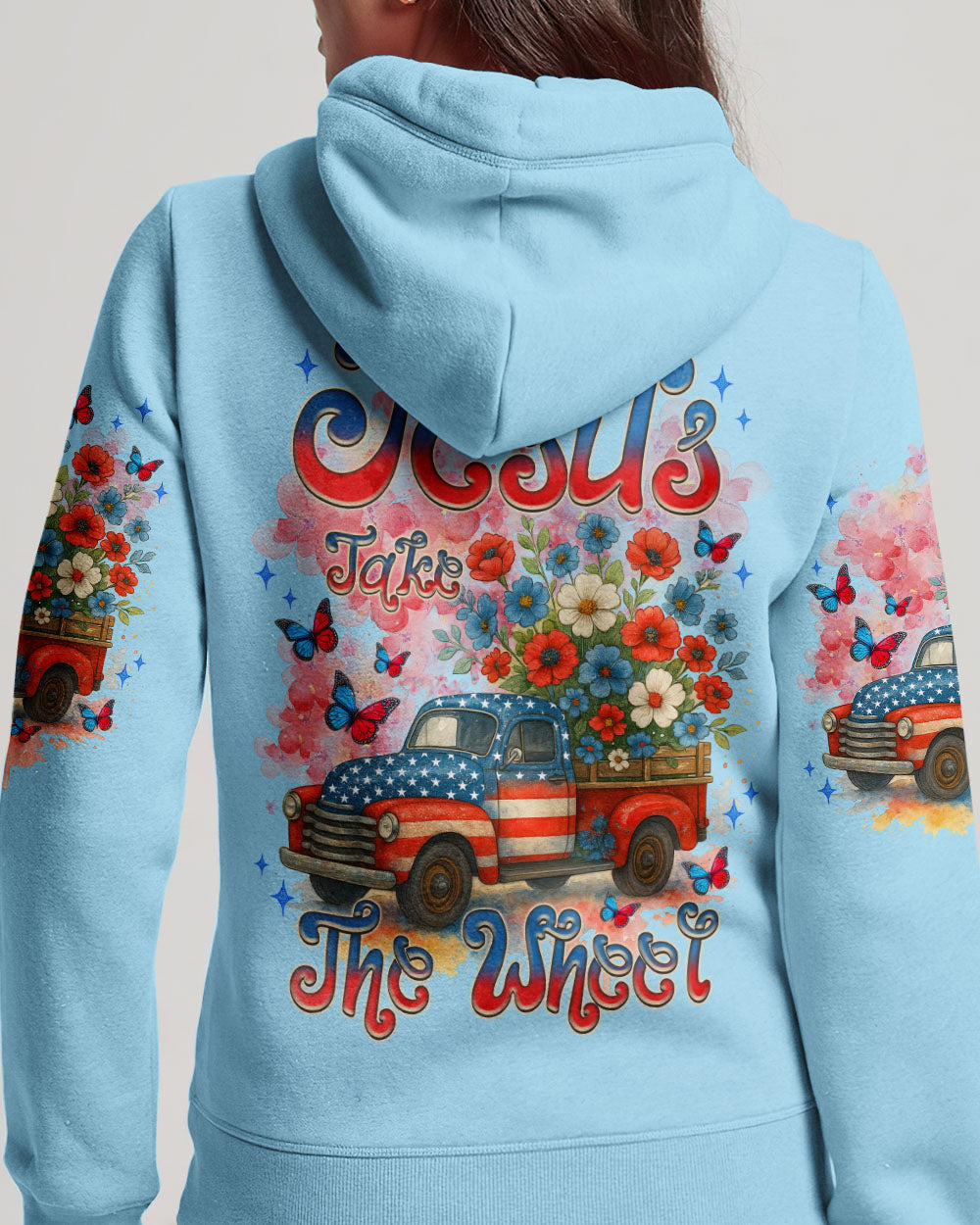 Jesus Take The Wheel Women's All Over Print Shirt  - Tlnz1205252