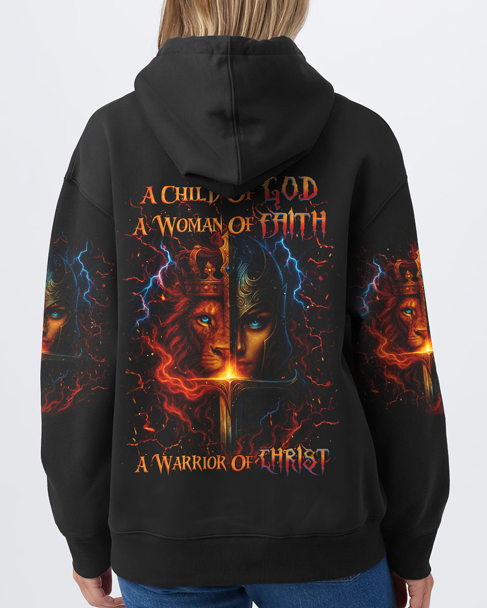A Child Of God A Woman Of Faith Women's All Over Print Shirt -  Tlnz1606254
