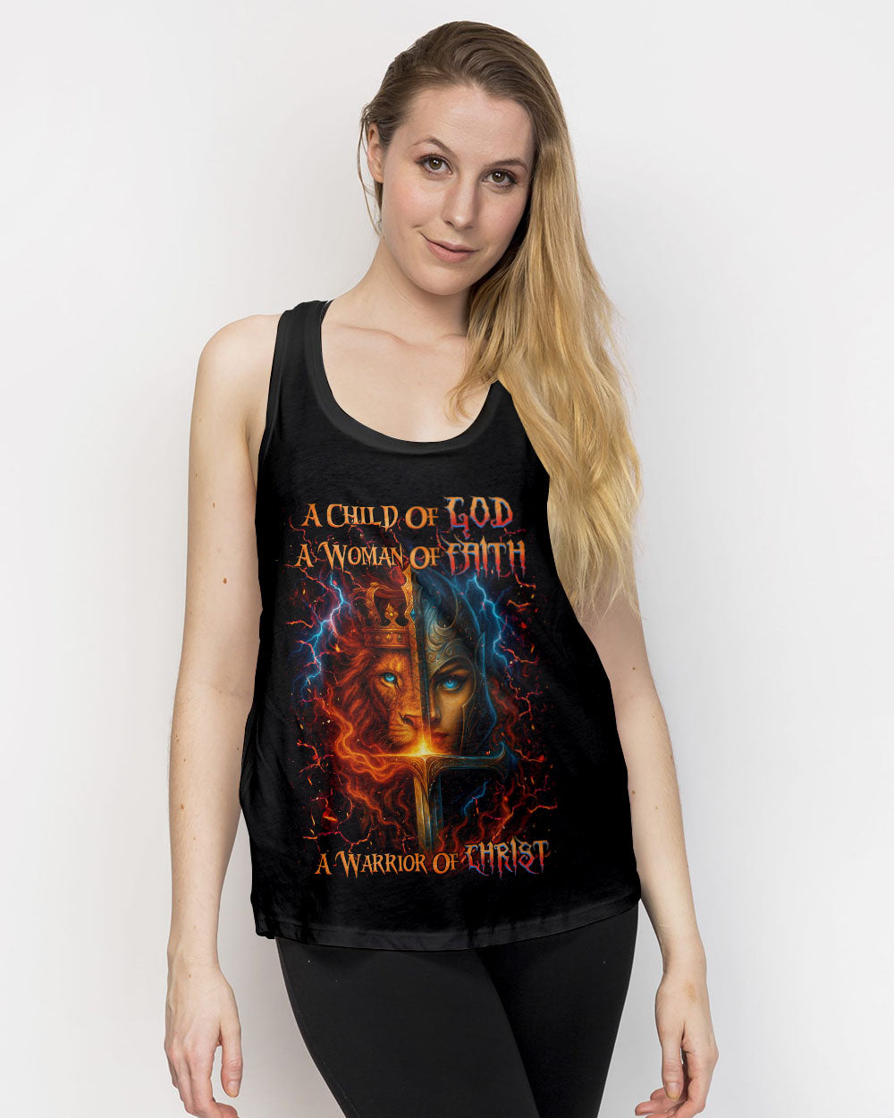 A Child Of God A Woman Of Faith Women's All Over Print Shirt -  Tlnz1606254