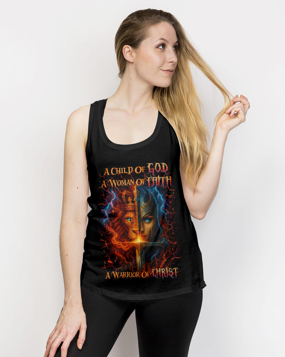 A Child Of God A Woman Of Faith Women's All Over Print Shirt -  Tlnz1606254