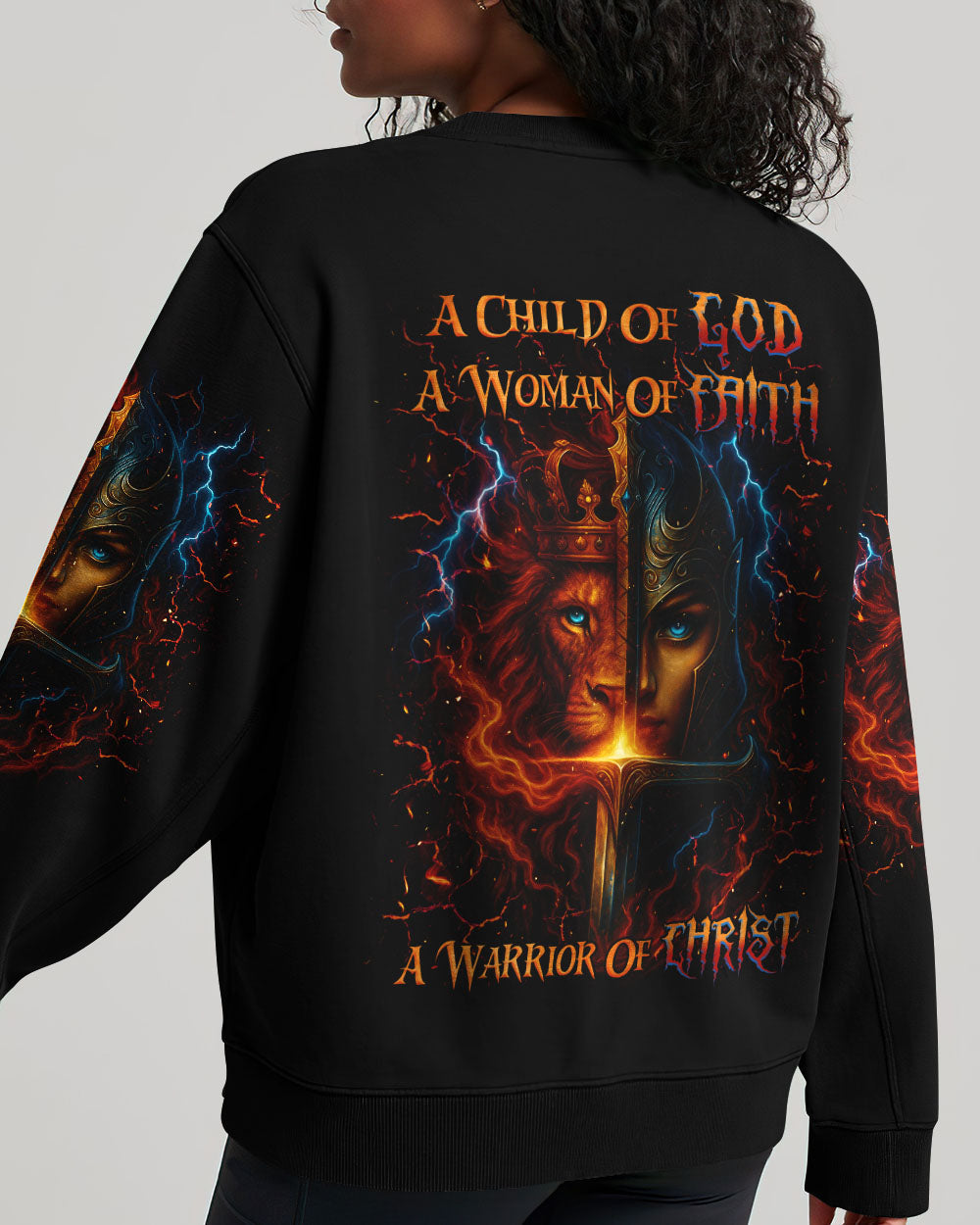 A Child Of God A Woman Of Faith Women's All Over Print Shirt -  Tlnz1606254