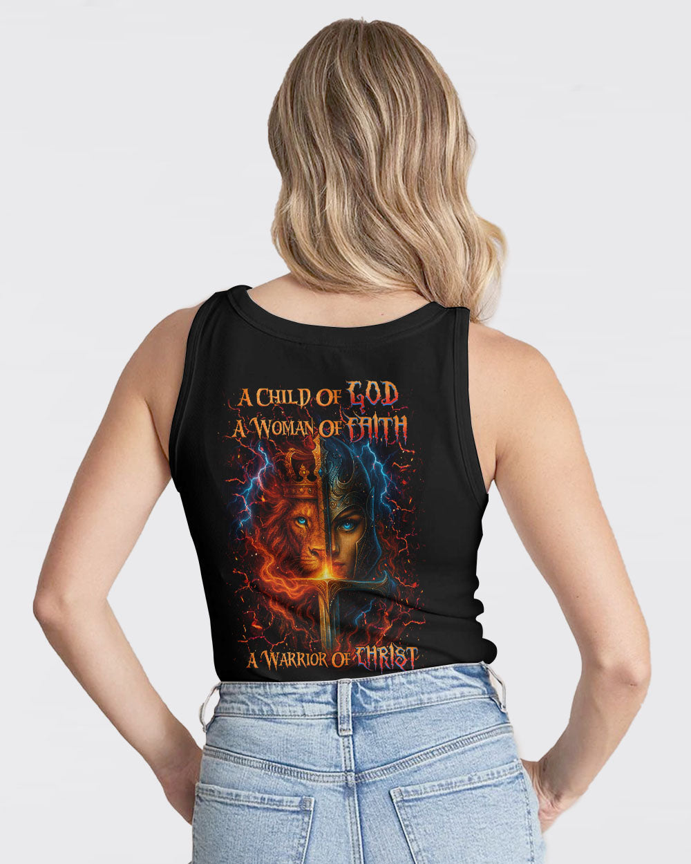 A Child Of God A Woman Of Faith Women's All Over Print Shirt -  Tlnz1606254