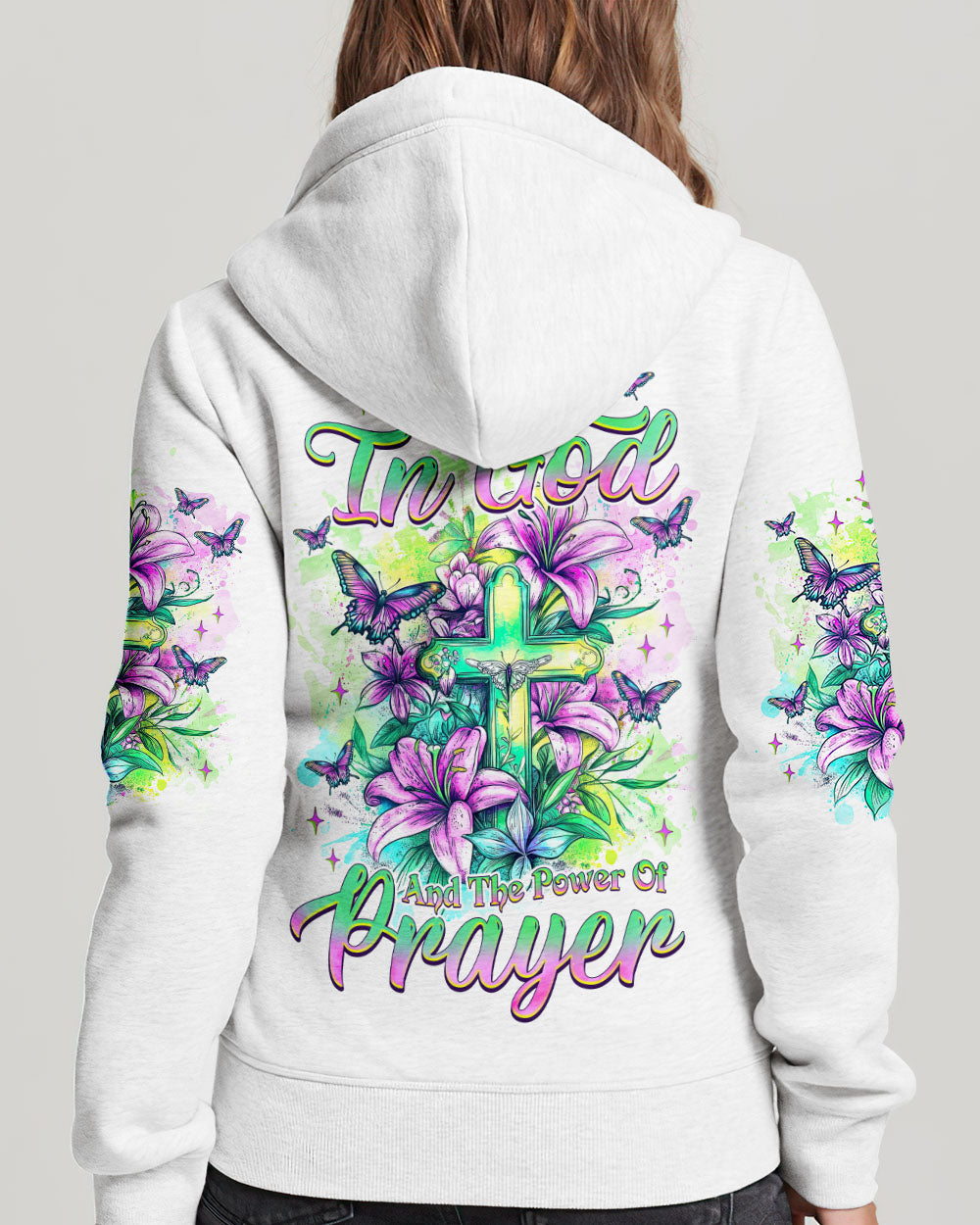 I Believe In God Lilies Women's All Over Print Shirt  - Tlnz2205253
