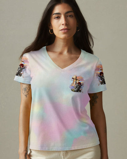 Thank You God Jesus Warrior Women's All Over Print Shirt    - Tltr0805253