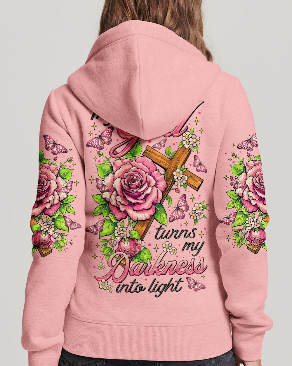 My God Turns My Darkness Into Light Women's All Over Print Shirt - Tltr0906252