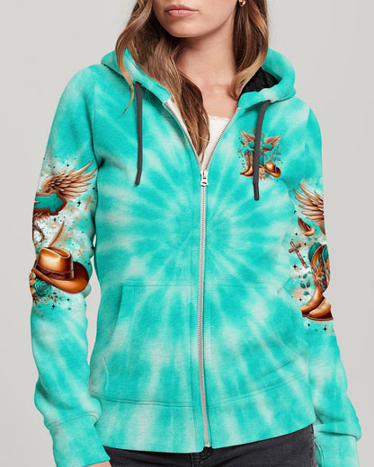 Just A Girl Who Loves Jesus Tie Dye Women's All Over Print Shirt  - Tltr1406252