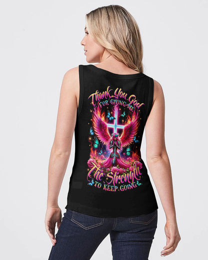 Thank You God Jesus Warrior Women's All Over Print Shirt    - Tltr1705253
